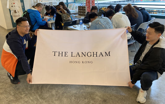 Langham tour group joined our Mahjong Coloring Workshop