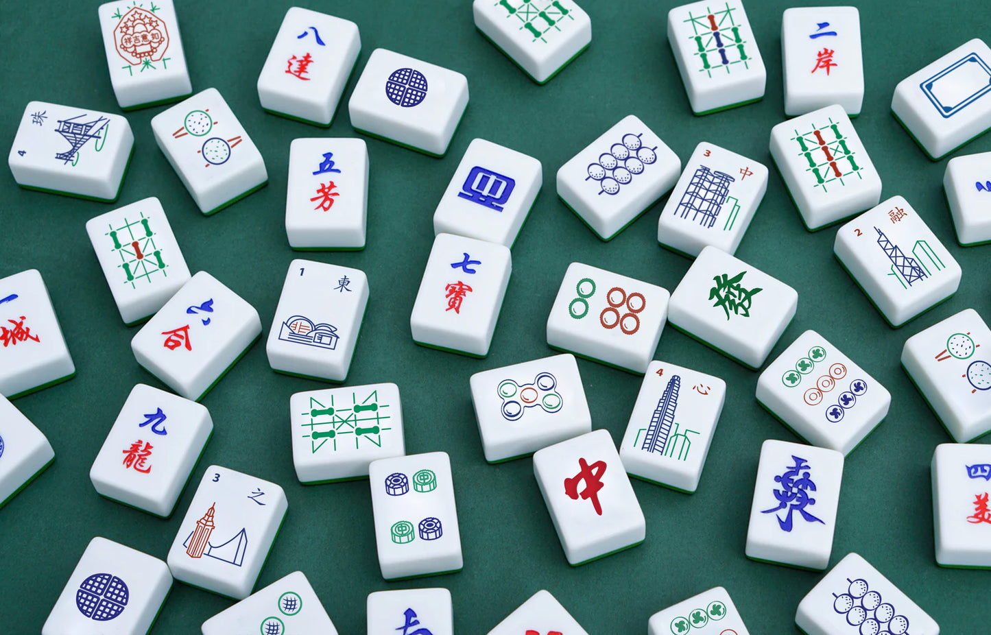 Hong Kong Thematic Mahjong Set