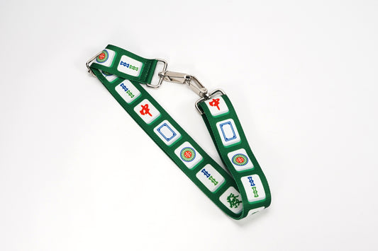 Mahjong Print Shoulder Strap