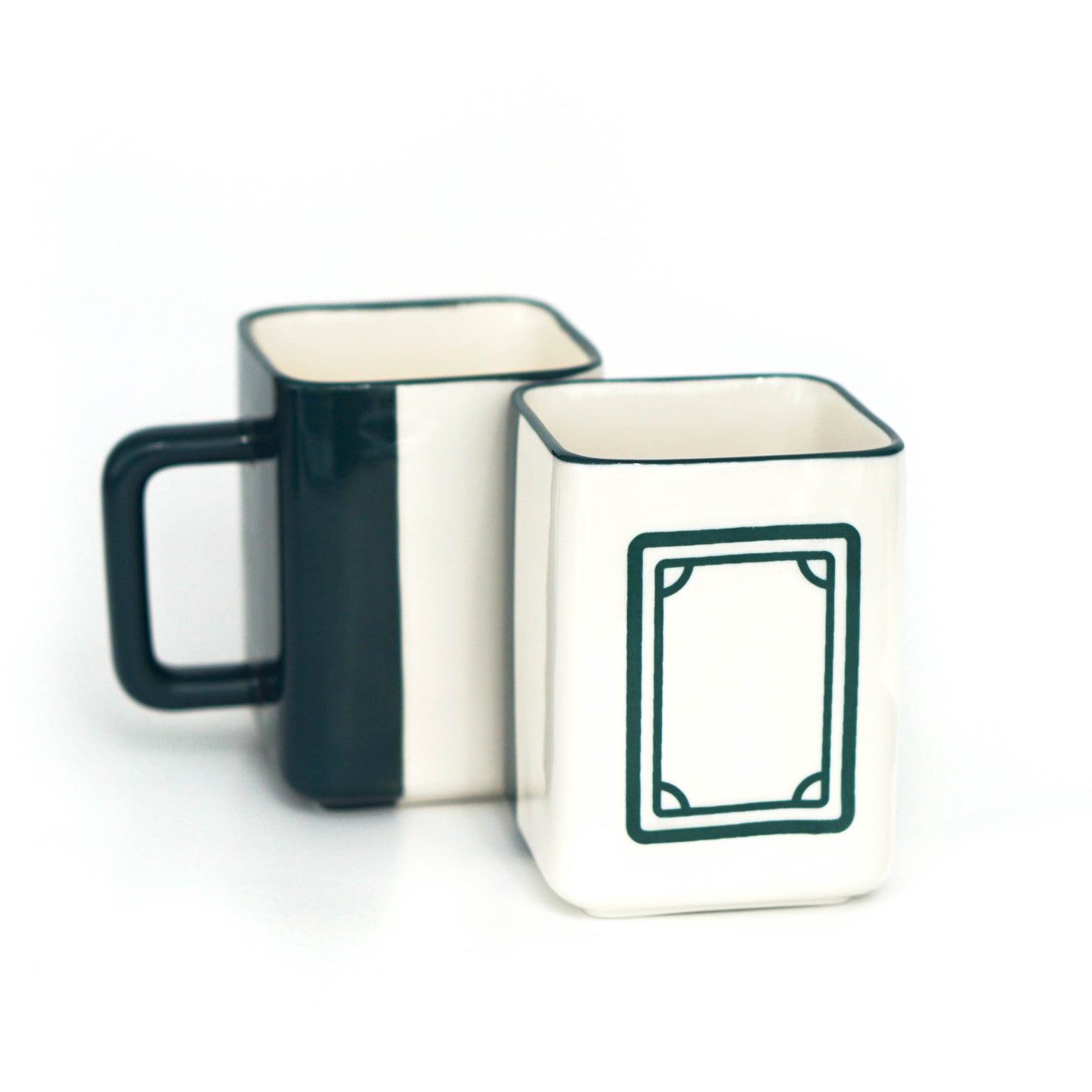 Ceramic Square Mahjong Mug