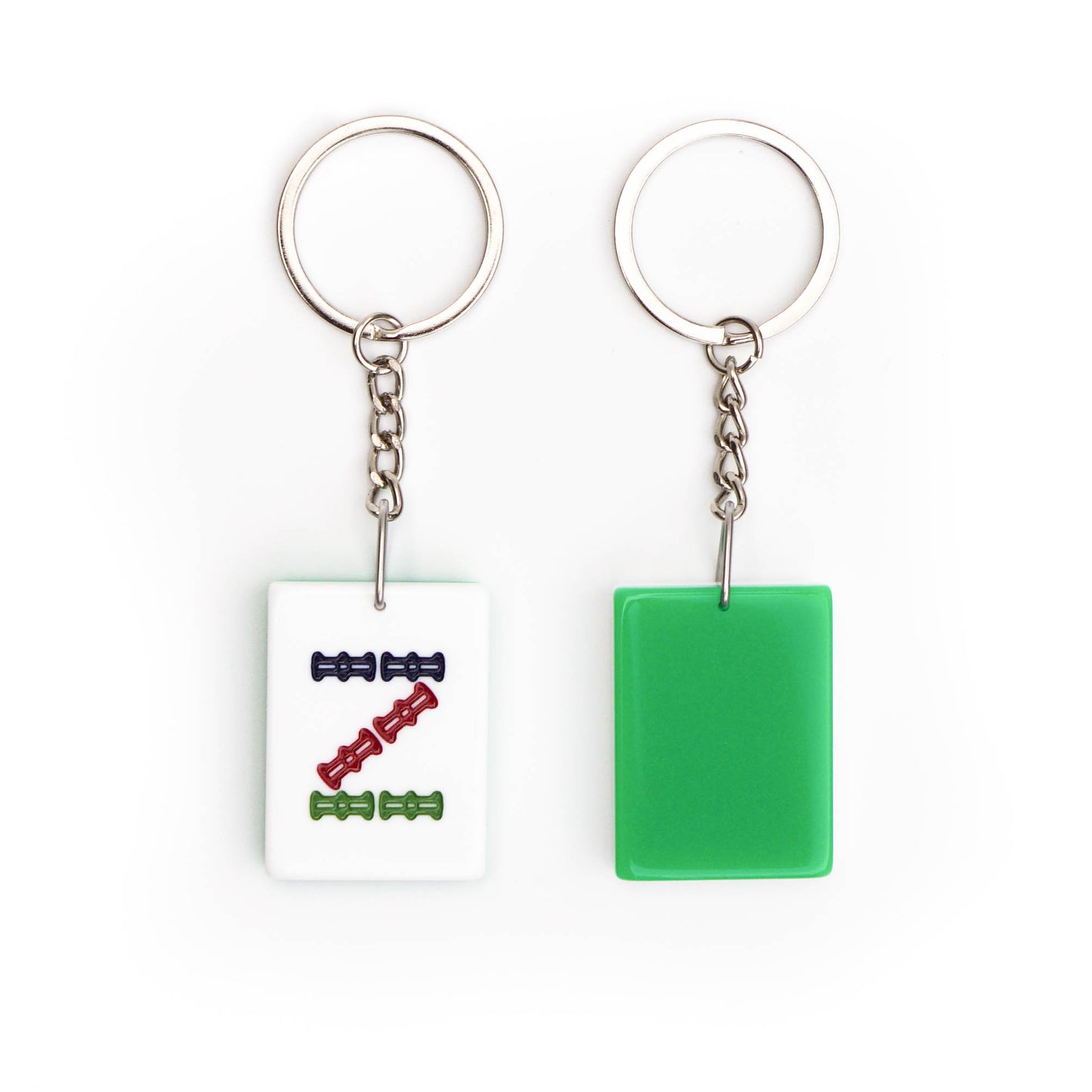 Glocal Mahjong Alphabet Keychain