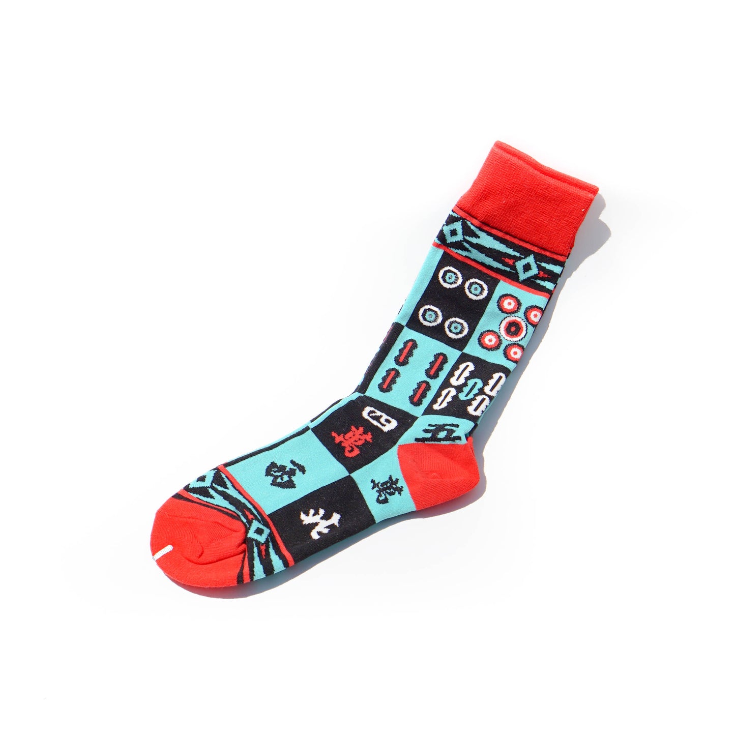 Mahjong Designer Monogram Socks