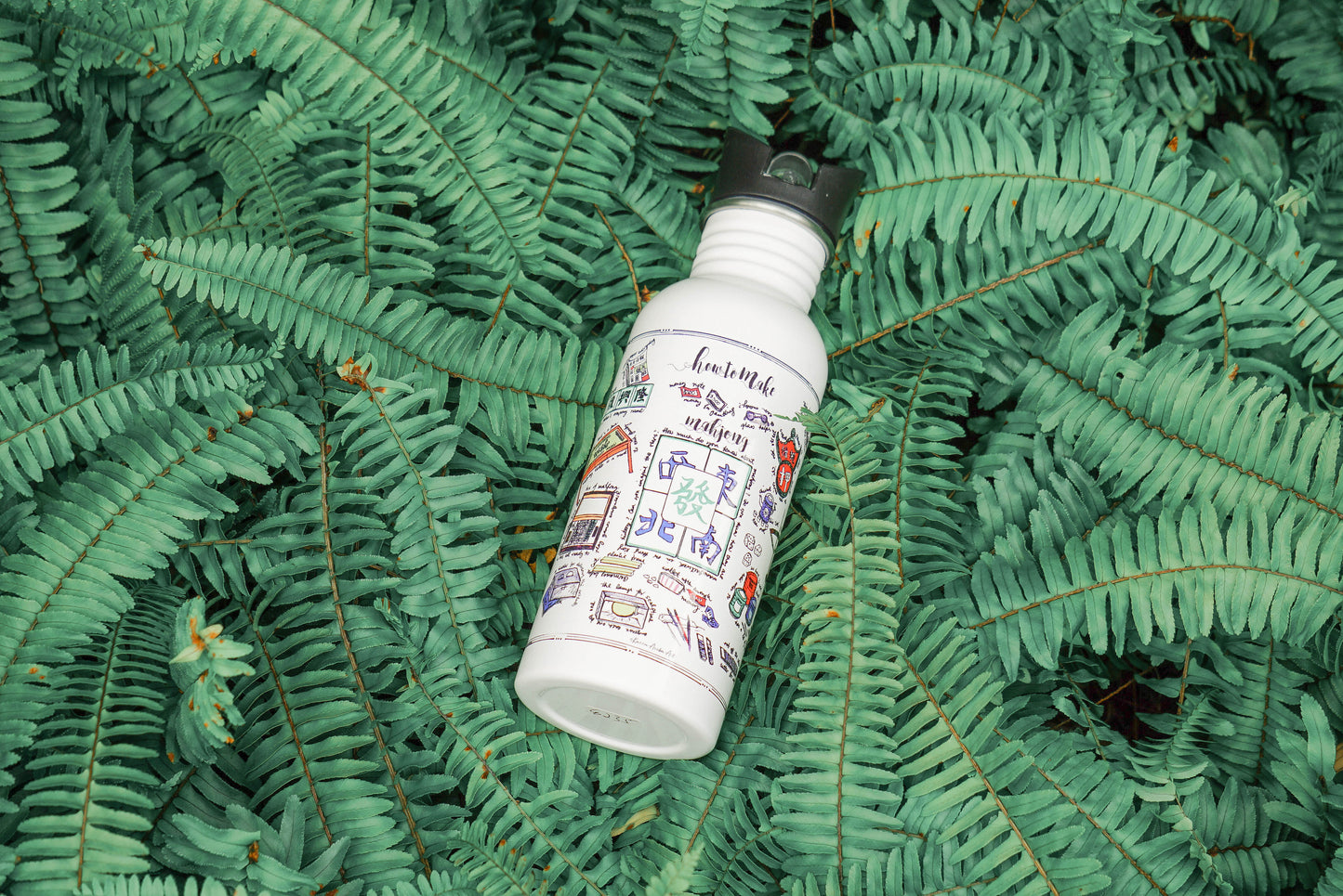 Mahjong Thermal Bottle