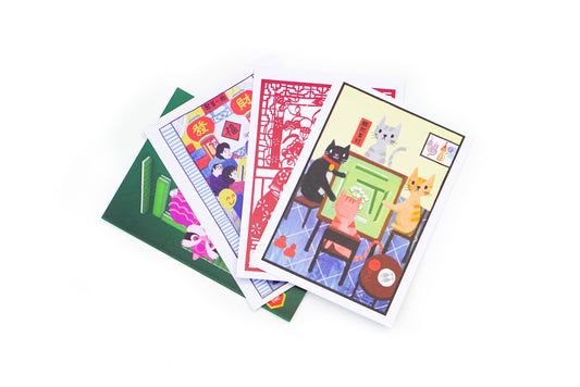 Mahjong CNY Postcard