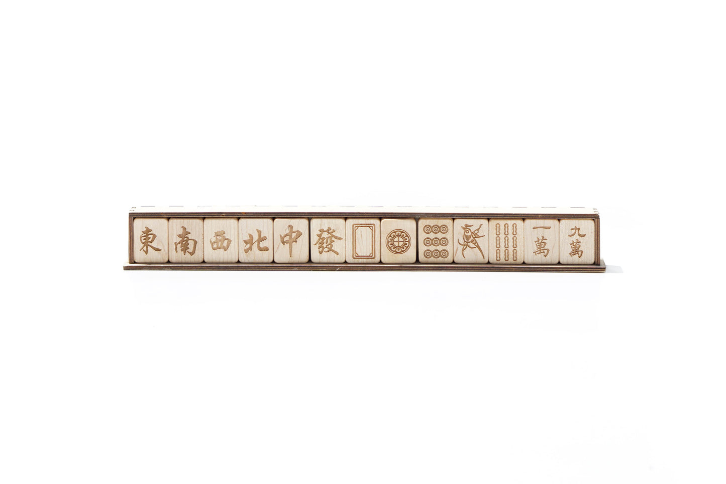 Recycled Timber Mahjong Tile Collection