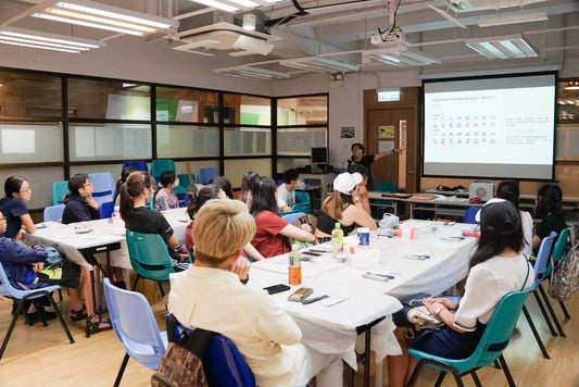 Mahjong coloring workshop for Baptist Oi Kwan Social Service