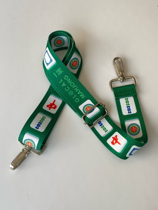 Mahjong Print Shoulder Strap