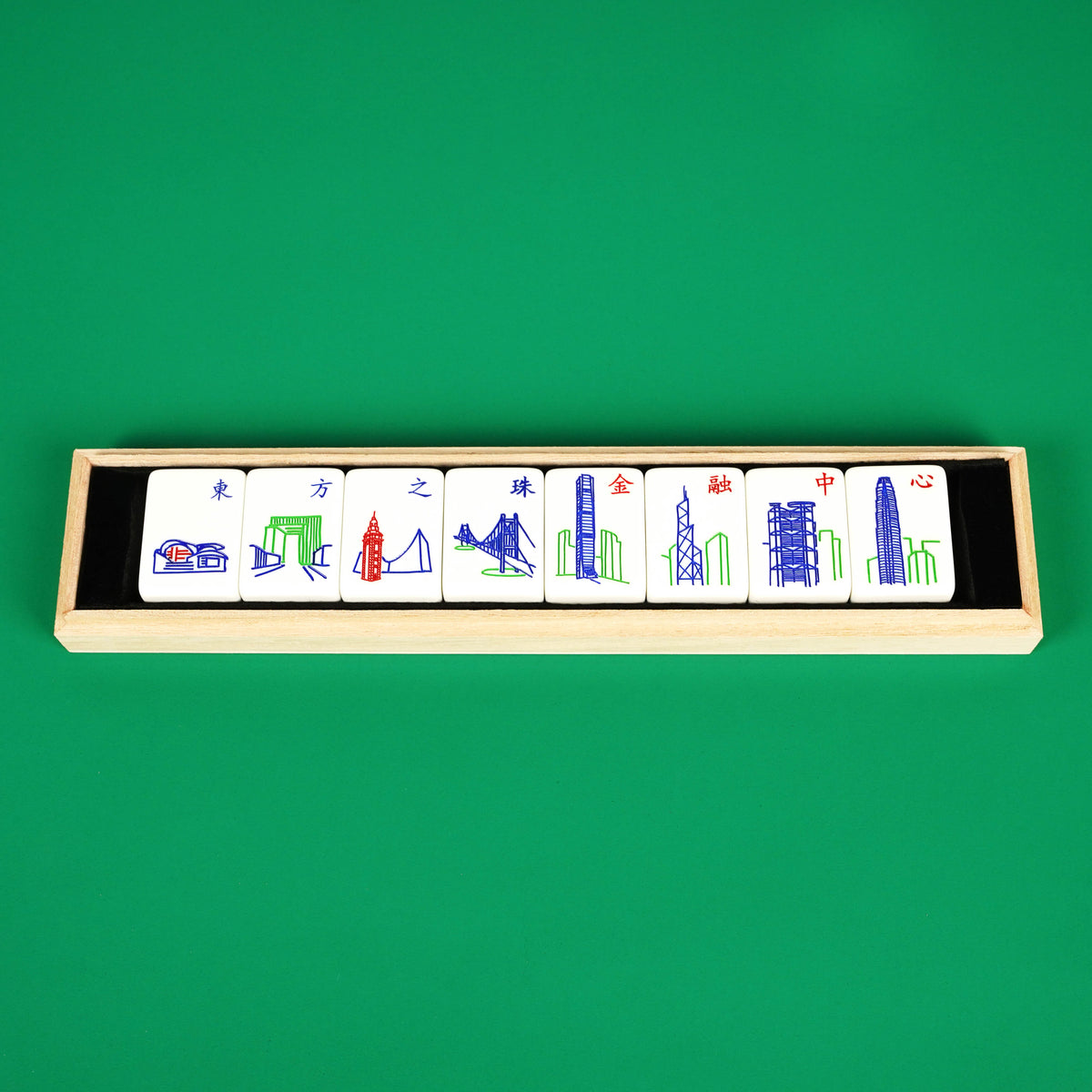 9-Tile Customizable Mahjong Gift Set