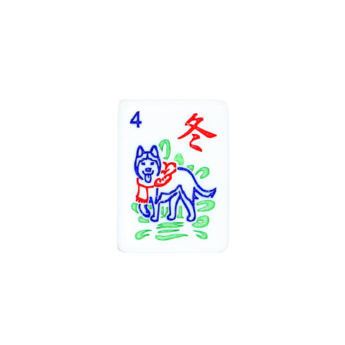 Single Mahjong Tile - Graphic