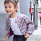 Marjo Kids Mahjong Oriental Jacket (Purple/ Green)