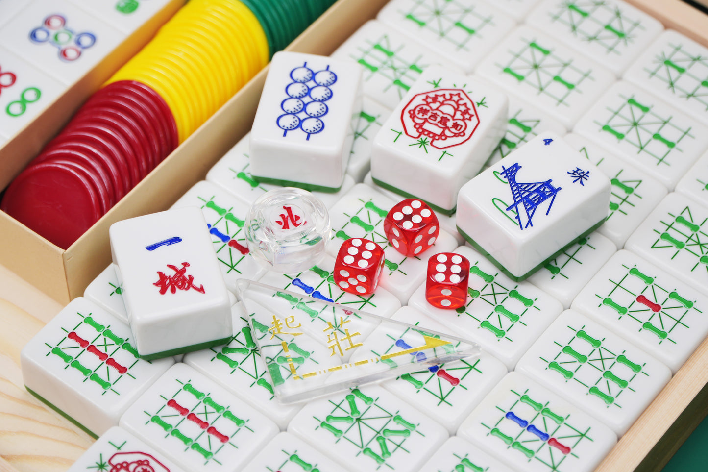 Hong Kong Thematic Mahjong Set