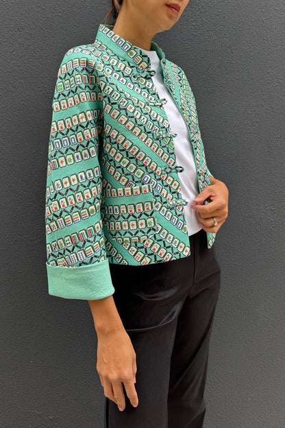 Mahjong Reversible Oriental Jacket (Bermuda)
