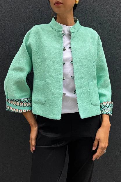 Mahjong Reversible Oriental Jacket (Bermuda)