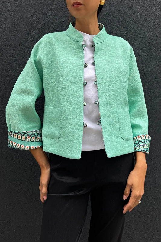 Mahjong Reversible Oriental Jacket (Bermuda)
