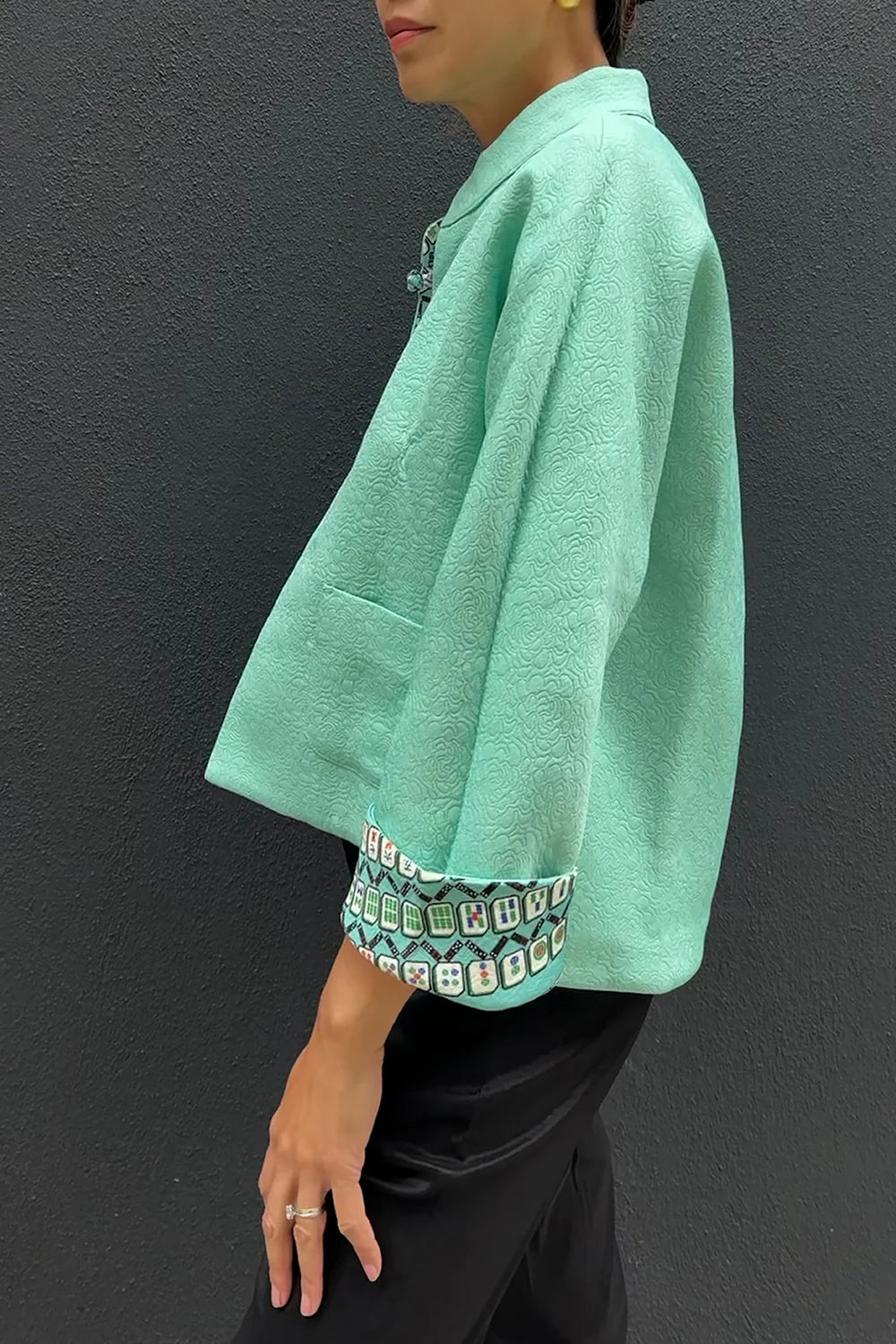 Mahjong Reversible Oriental Jacket (Bermuda)