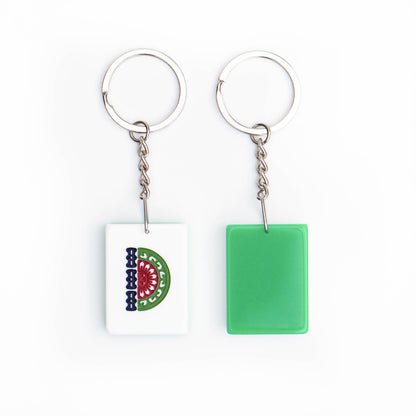 Glocal Mahjong Alphabet Keychain