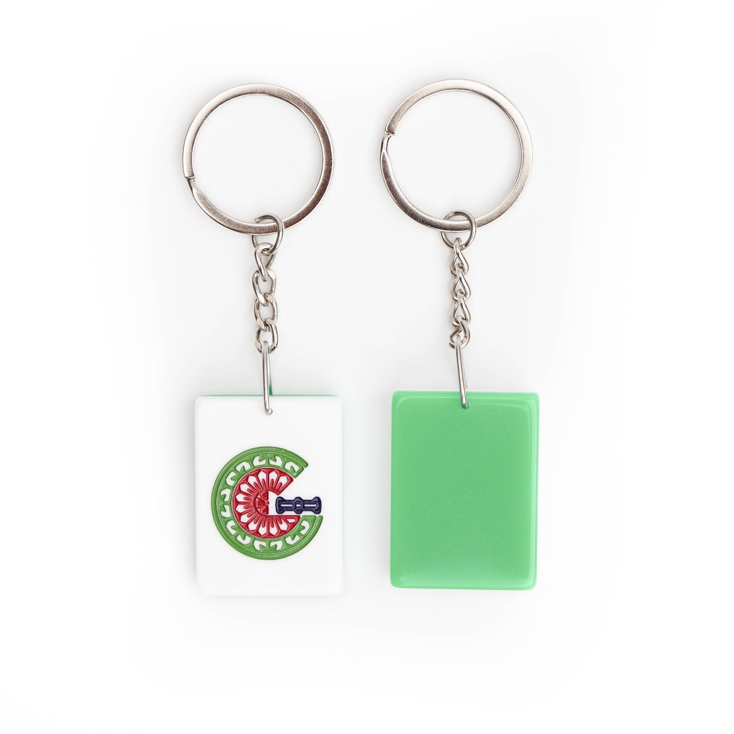 Glocal Mahjong Alphabet Keychain