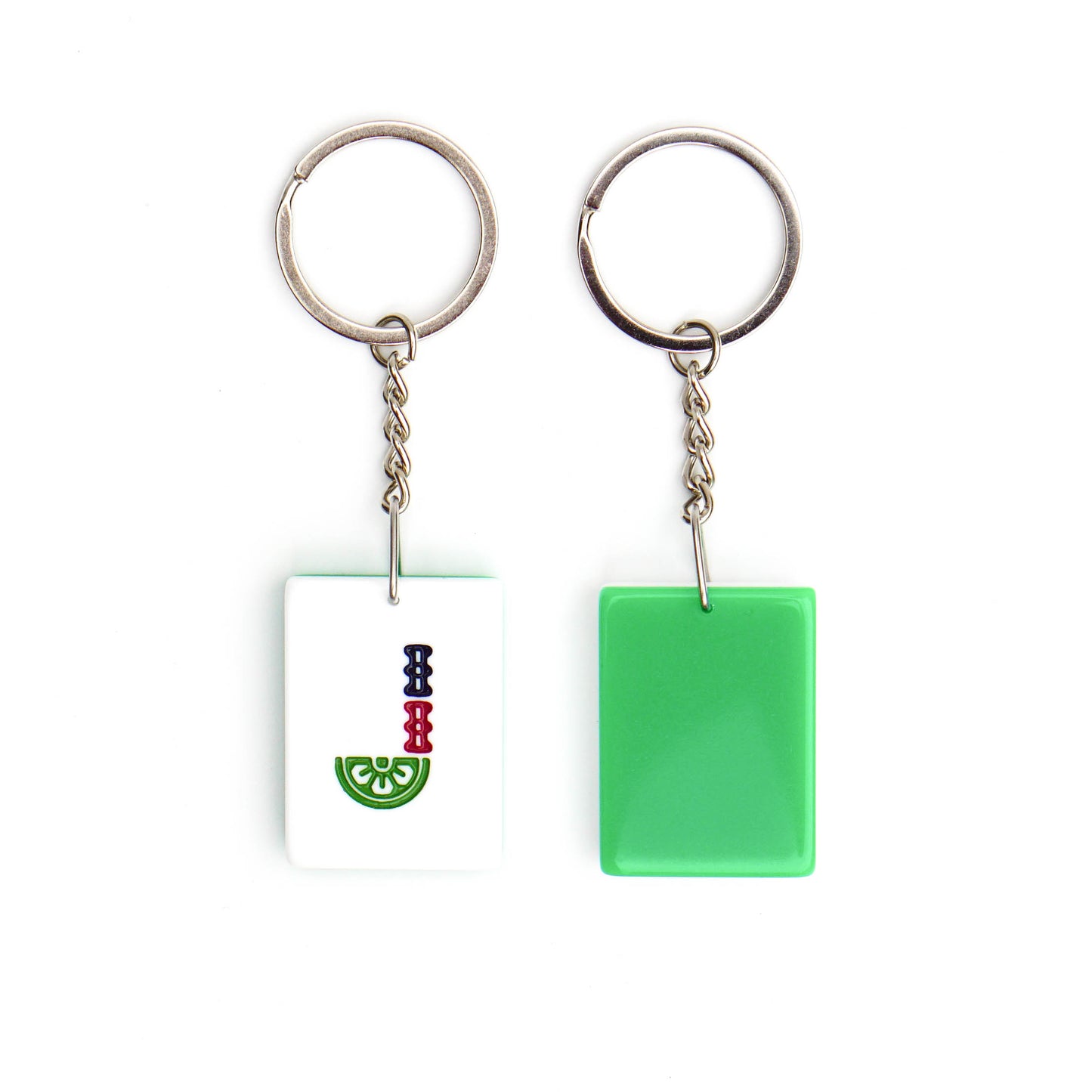 Glocal Mahjong Alphabet Keychain