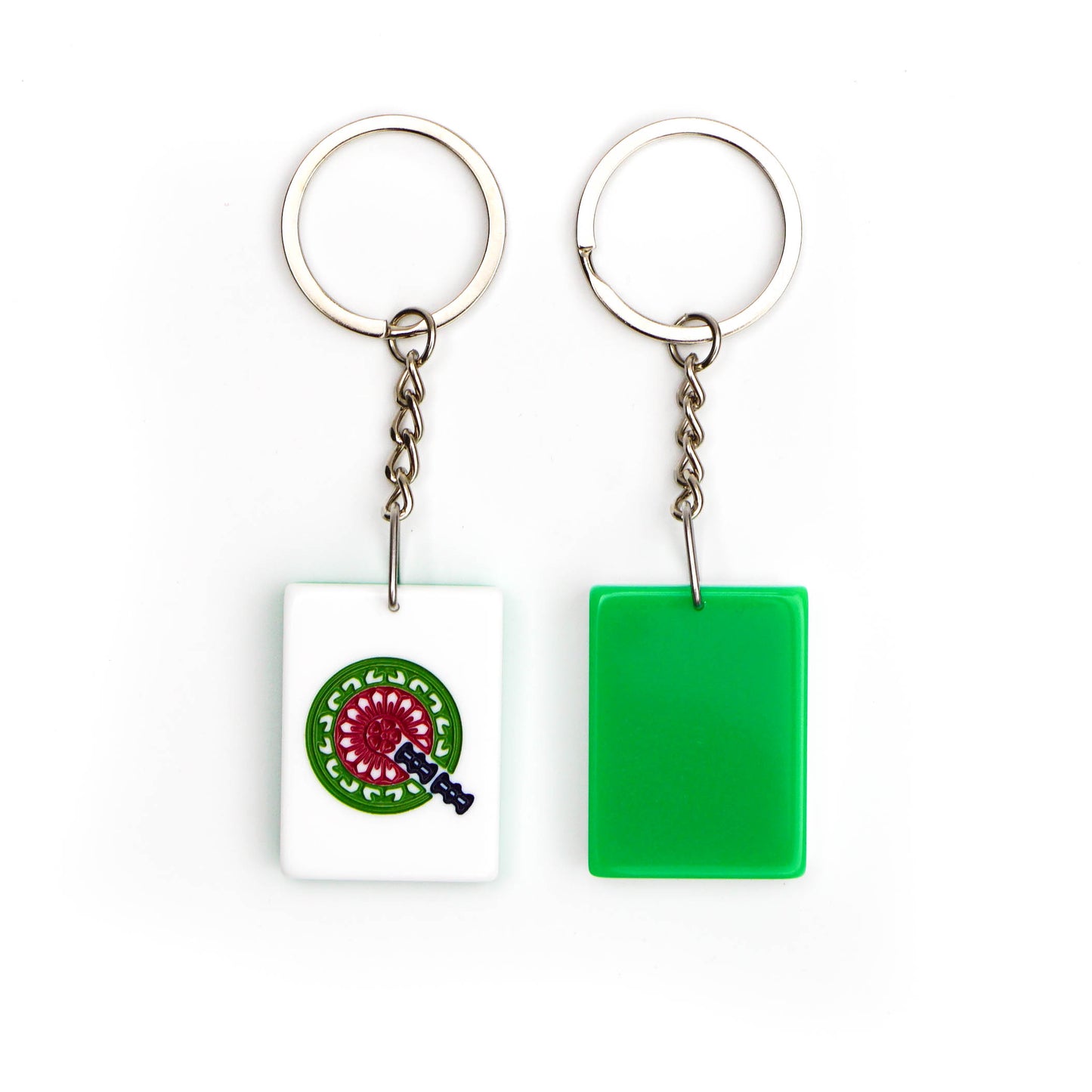 Glocal Mahjong Alphabet Keychain