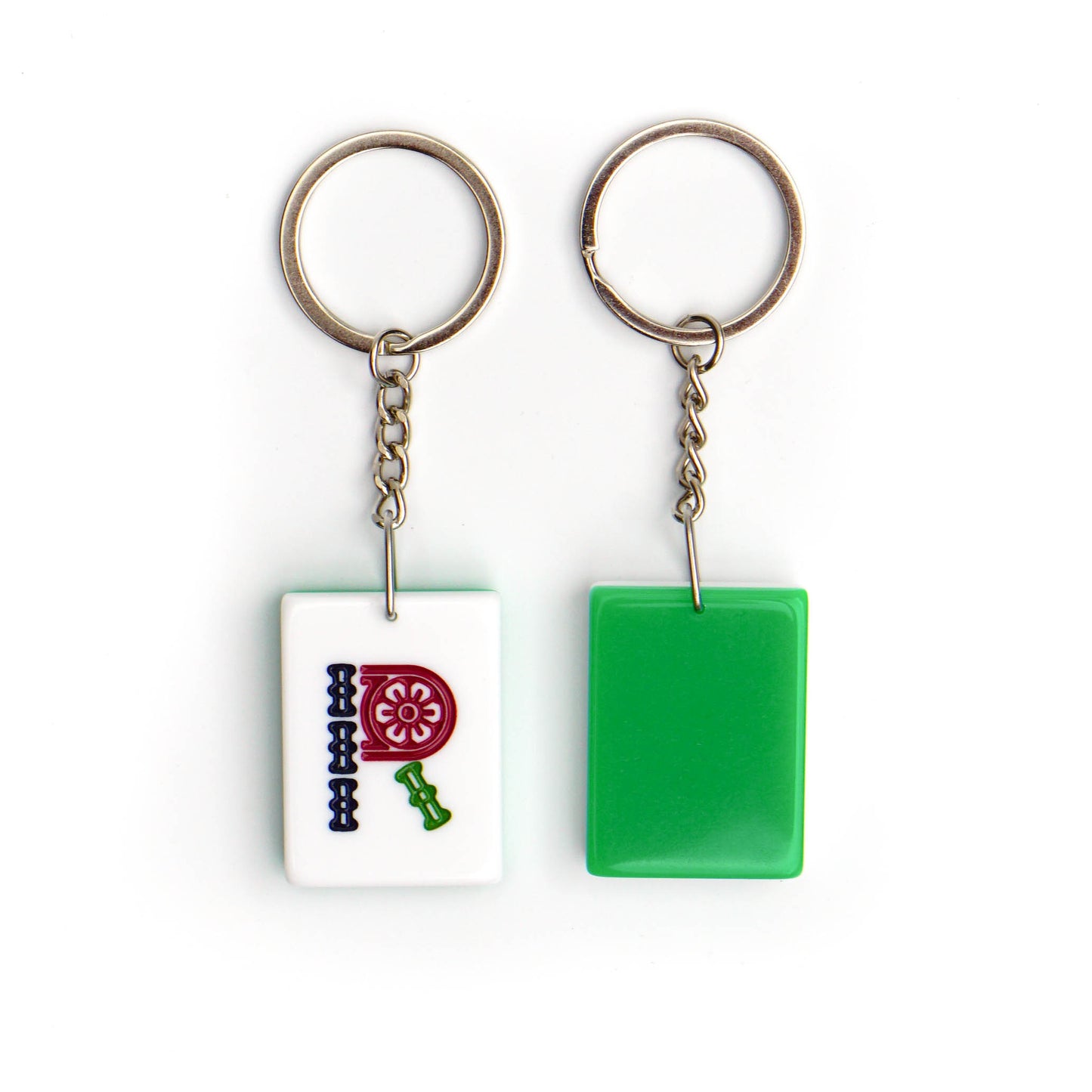 Glocal Mahjong Alphabet Keychain