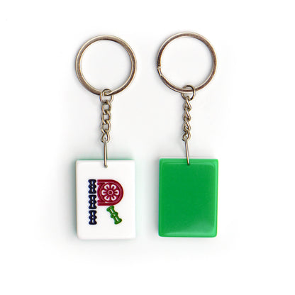Glocal Mahjong Alphabet Keychain