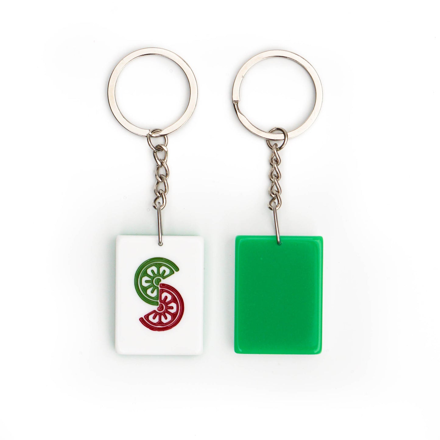 Glocal Mahjong Alphabet Keychain