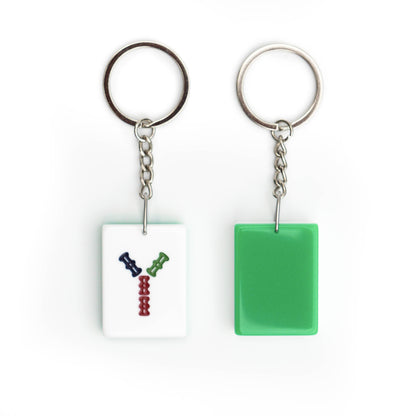Glocal Mahjong Alphabet Keychain