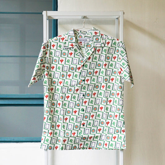 Glocal Mahjong Pattern Shirt