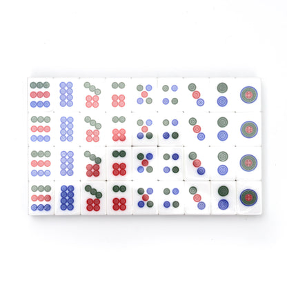 Standard Mahjong Set with Hong Kong Thematic Flower Tiles