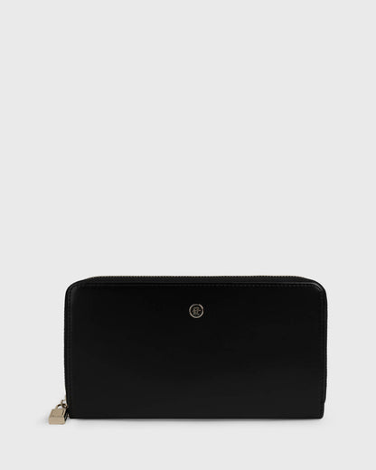 Mahjong Cowhide Long Wallet