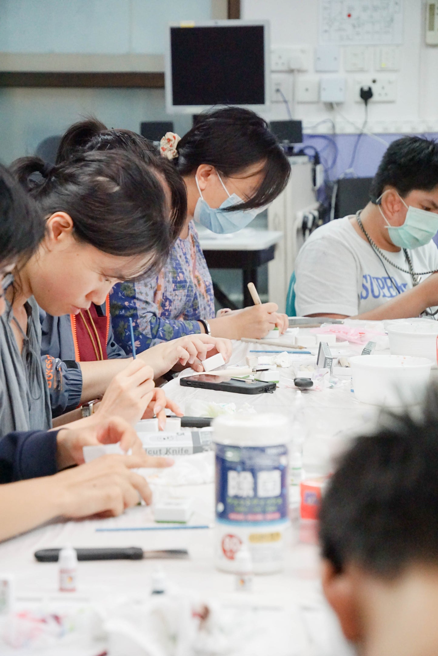 Mahjong Tile Coloring Workshop