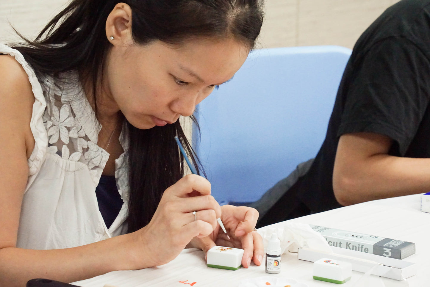 Mahjong Tile Coloring Workshop