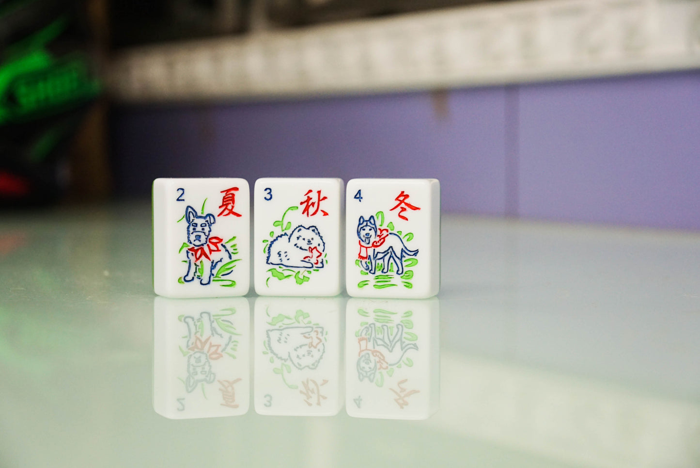 Mahjong Tile Coloring Workshop