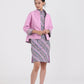 Mahjong Reversible Oriental Jacket (Purple/ Green)