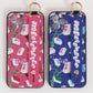 Mahjong Print Iphone Case with Handle (Blue)