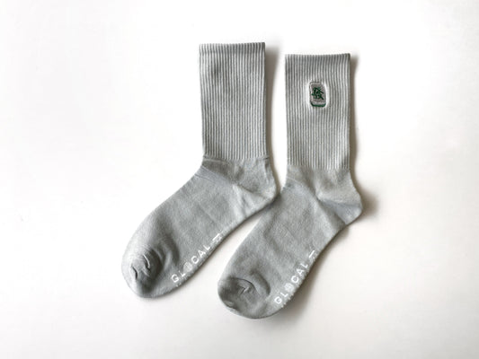 Glocal Mahjong Brand Embroidered Socks (2 Colors)