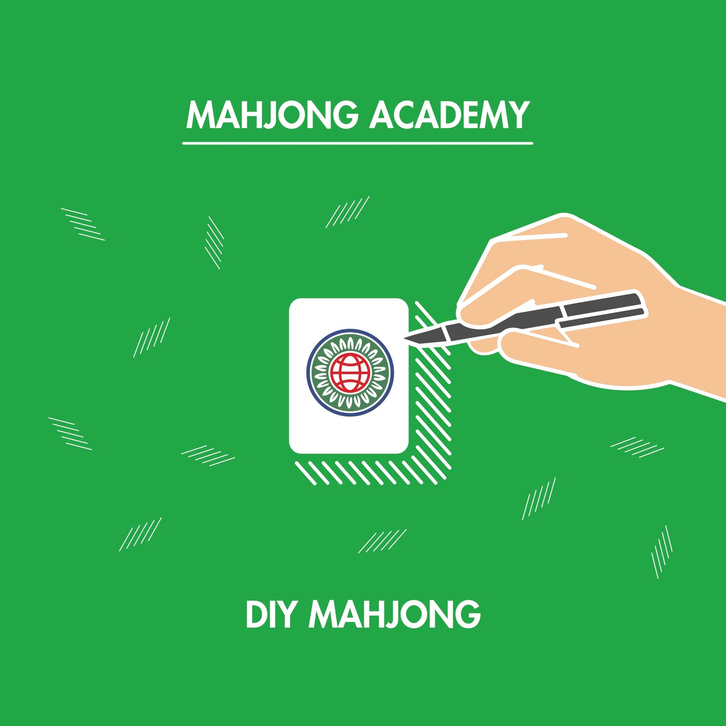 Mahjong Tile Coloring Workshop