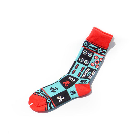 Mahjong Designer Monogram Socks