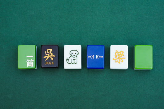 Beautiful Jade Like Mahjong Set