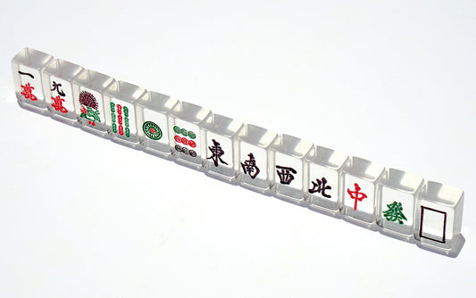Transparent Japanese Mahjong Set